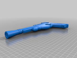 mandalorianas blaster fan art el de la pistola prop sci fi star wars 3d print model - Mito3D