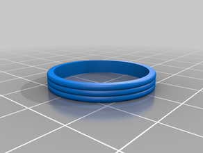 banded spinner ring band sz 7 customized 3d print model - Mito3D