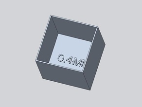 test del cubo la calibrazione il di della stampante stampa prova 3d print model - Mito3D