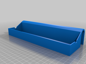 my customized parametric power strip tray 3d print model - Mito3D