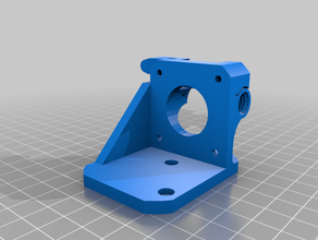 my customized bowden extruder mount anet a8 & others 3d print model - Mito3D