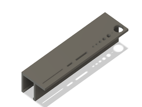 20x20 l'extrusion de la barre d'outils cr10 extrusion cr-10 hexhead le couteau à mastic porte-outil clé titulaire 3d print model - Mito3D