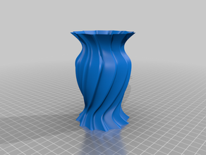 vase 26 container flower pencil holder pen spiral vases 3d print model - Mito3D