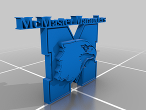 mcmaster maraudeur logo les maraudeurs l'université 3d print model - Mito3D