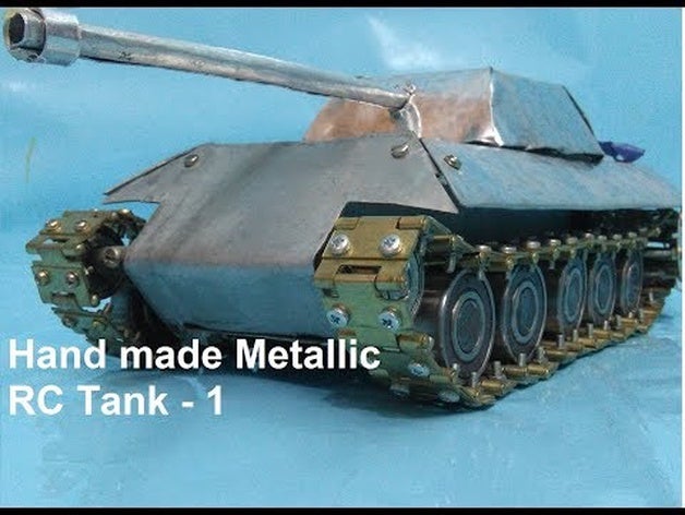 rc tanque diy jogos veículos carro de guerra 3D print model - Mito3D