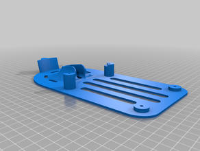 seperate files lower hull spacers fit smaller print beds 3d print model - Mito3D