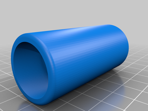 straight through pipe connector 22mm customized 3d print model - Mito3D