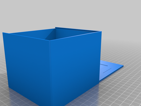 my customized sliding lid box 3d print model - Mito3D
