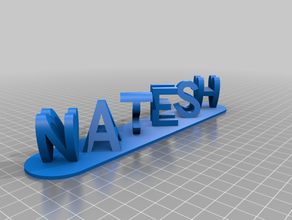 natesh asha özelleştirilmiş 3d print model - Mito3D