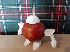 fruit robot apfel aple banana construction toys frucht frchte fruits pears robotter toy vegetable vegetables 3d print model - Mito3D