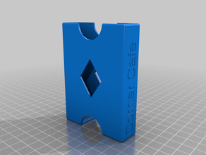 my customized card deck box 3d print model - Mito3D