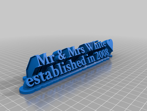 established 2008 customized 3d print model - Mito3D