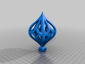 fixed compound christmas ornament 3d print model - Mito3D