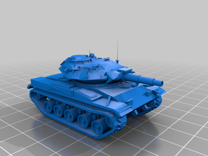 t49 sur char léger tier viii 3d print model - Mito3D