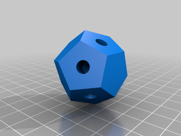 dodecahedron pendant 3D print model - Mito3D