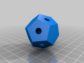 dodecahedron pendant 3d print model - Mito3D