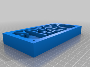 my customized two line customised railway signs 3d print model - Mito3D