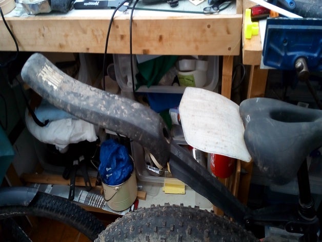 fat bike fenders fender mudguard 3D print model - Mito3D