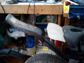 la grasa de bicicleta guardabarros fender el rueda 3d print model - Mito3D
