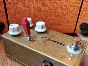Gitarre-pedal-Schalter Erweiterung 3d-drucken creality ender 3 E-Gitarre Gitarre pedal 3d print model - Mito3D