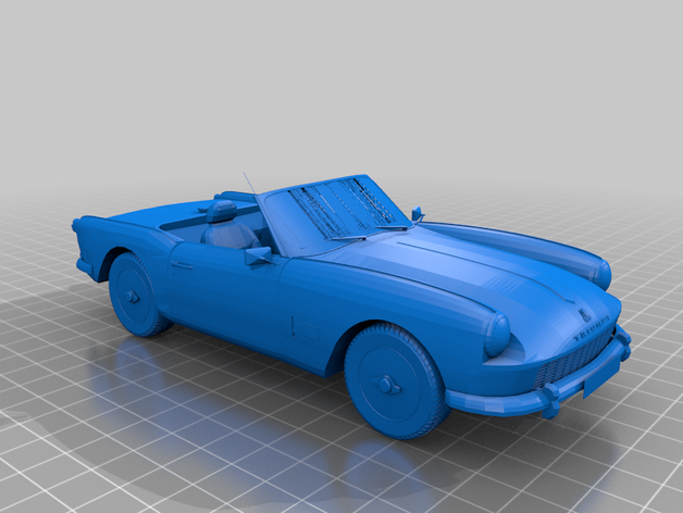 triumph spitfire cars 3D print model - Mito3D