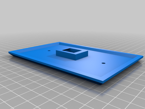 single keystone jack Abdeckung überdimensioniert kundengebundene 3d print model - Mito3D
