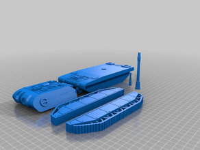 panzerprojekt 14 militar tanque 3d print model - Mito3D