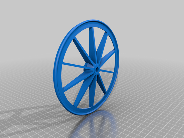 rc vintage ww1 roue 3D print model - Mito3D