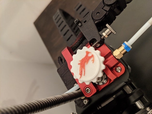 ender 3 extruder knopf extruder-regler - Knopf 3D print model - Mito3D