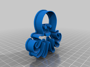 octopus cookie cutter 3d print model - Mito3D