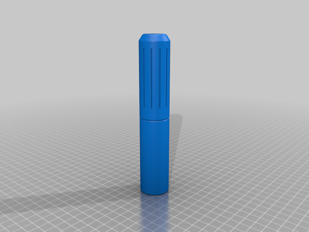 asg scorpion evo smg carabina de aire comprimido plátanos v1 airsoft silenciador 3D print model - Mito3D