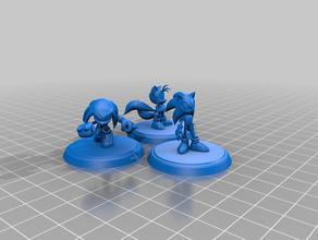 sonic team tavolo di gioco 3d print model - Mito3D