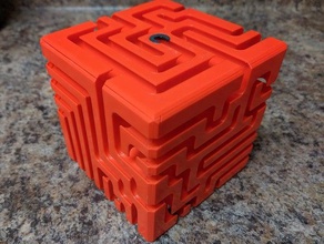 cube maze 3d-Labyrinth Labyrinth 3d print model - Mito3D