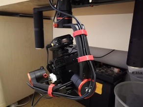 feiyu de gestion des câbles clip câble la a2000 feiyu-tech gimbal le tournage 3d print model - Mito3D