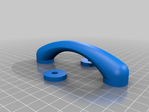 simple door handle enclosure 3d print model - Mito3D
