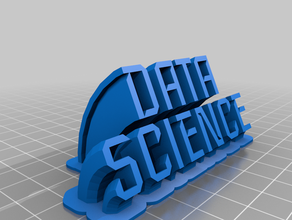 data science customized 3d print model - Mito3D