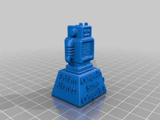 trofeo de sumo personalizado 3D print model - Mito3D