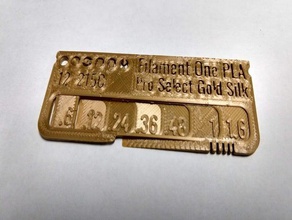 filament d'une pla pro, sélectionnez l'or de la soie alien3d novembre boîte personnalisé 3d print model - Mito3D
