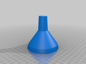 vase mode parametric funnel cadquery spiral spiralize 3d print model - Mito3D