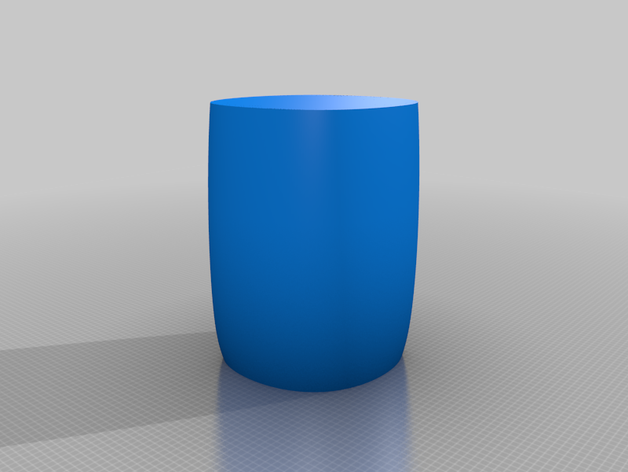 high-poly-cube vase 3D print model - Mito3D