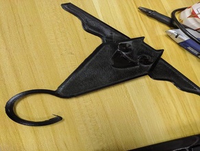 bat folding hanger - Kleiderbügel Niedlich 3d print model - Mito3D