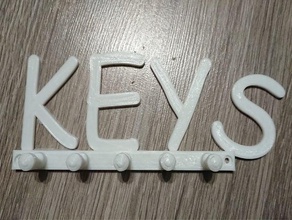 keys hook keeper holder housekeeper hanger 3d print model - Mito3D