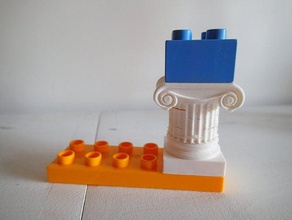 duplo ionic column greek 3d print model - Mito3D