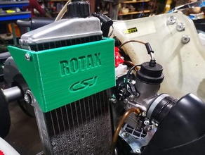rotax max radiator duct gokart 3d print model - Mito3D