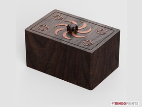 Nagel-puzzle-box box brain teaser Nagel nail-box puzzle puzzle-box kleine storage 3d print model - Mito3D