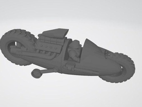 gaslands de la motocicleta juego gasland moto 3d print model - Mito3D