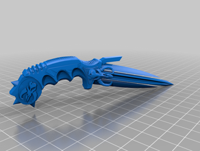 mandalorian dagger 10 blade boba fett cosplay daggers mercs starwars star wars sword swords 3d print model - Mito3D