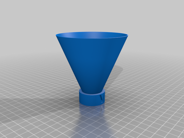 flaschen-trichter funnel trichter 3D print model - Mito3D