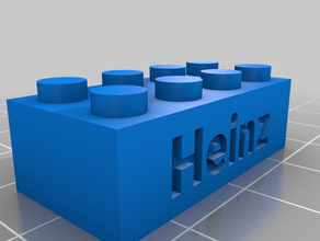 heinz mattoncini lego su misura 3d print model - Mito3D