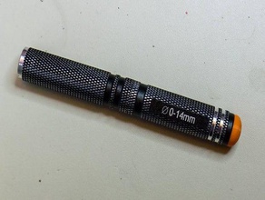 handle cap manual cone taper drill 0-14 mm 3d print model - Mito3D